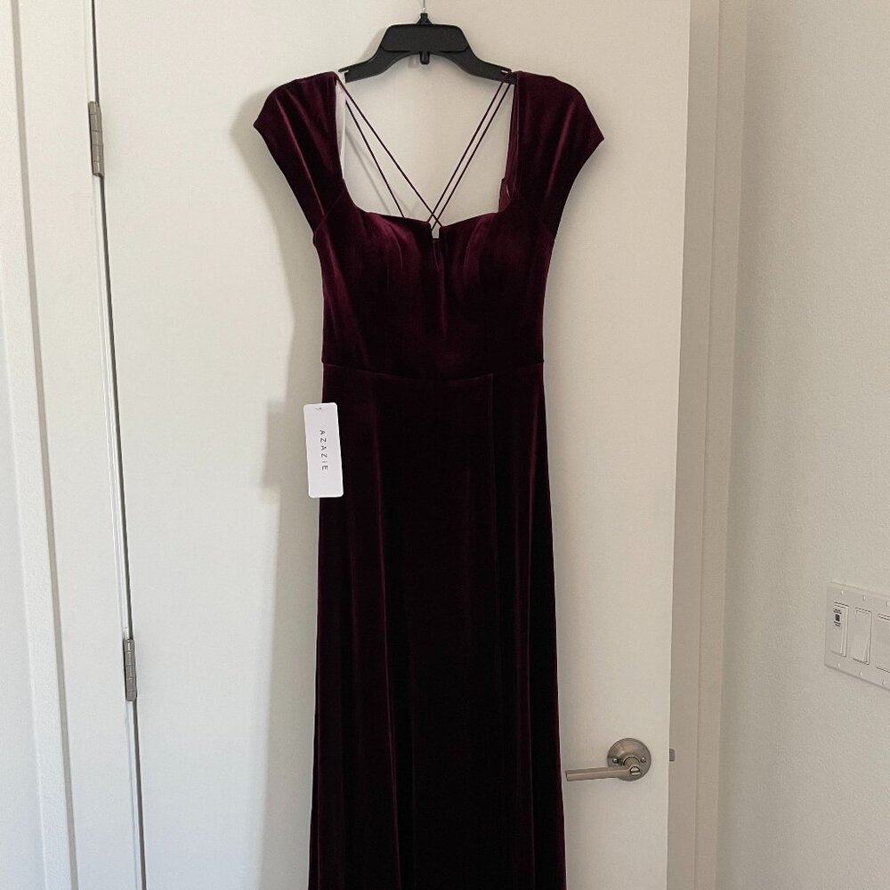 Azaie Gabi Velvet Dress